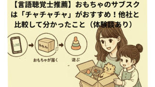 【言語聴覚士推薦】おもちゃのサブスクは「チャチャチャ」がおすすめ!他社と比較して分かったこと(体験談あり)